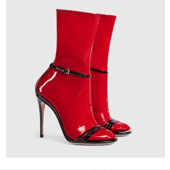Gucci Accessories - Gucci red Ilse vinyl socks 37 7